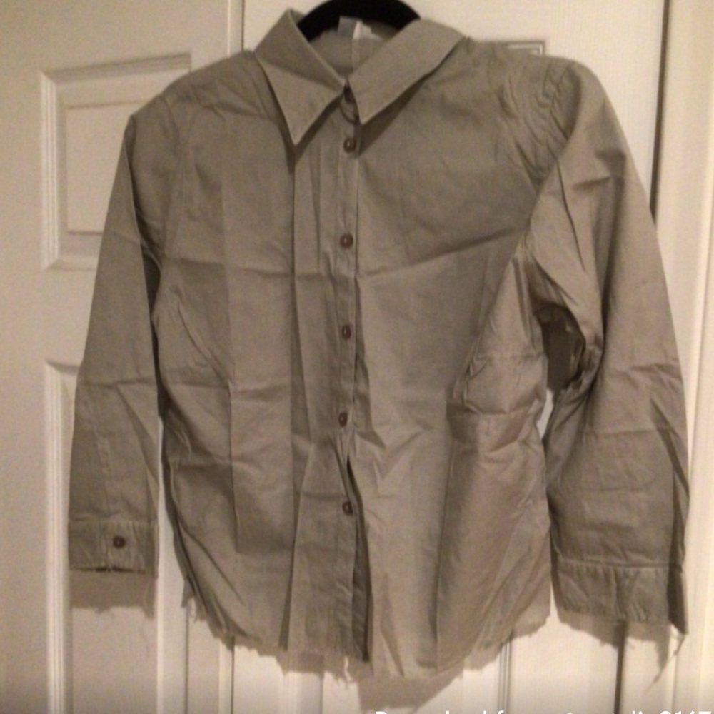 Kristensen du Nord 545  100% Cotton Blouse button front Chic Luxury Brand